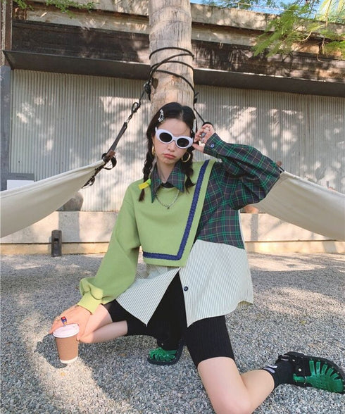 Half Layered Blouse